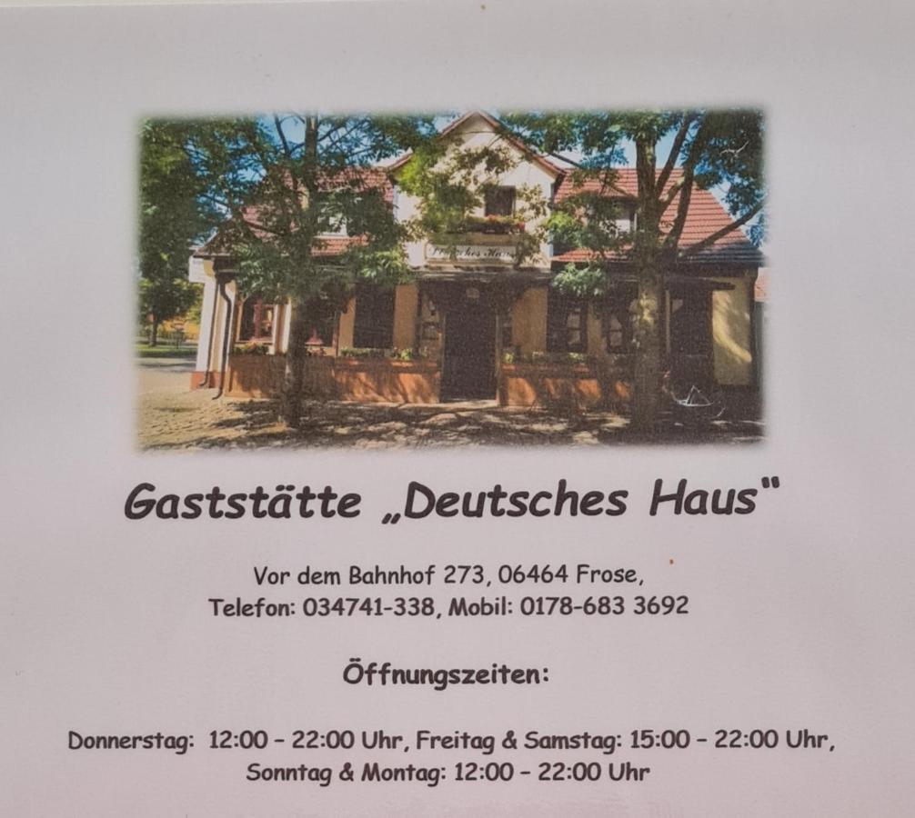 "Altes Stellwerk Frose" Am Froser See ภายนอก รูปภาพ