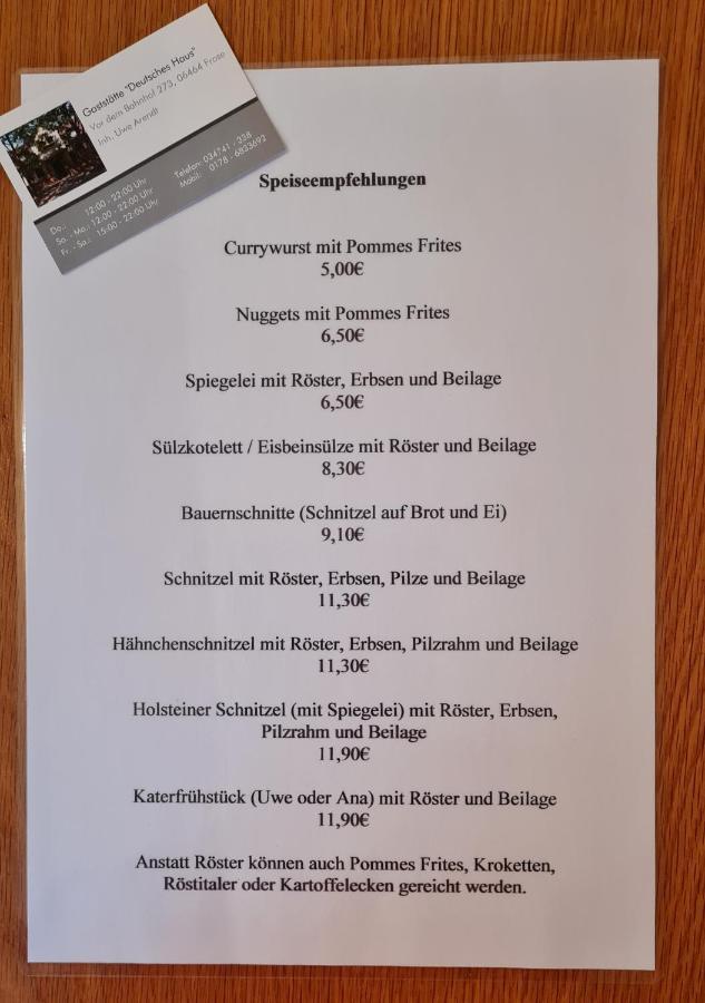 "Altes Stellwerk Frose" Am Froser See ภายนอก รูปภาพ
