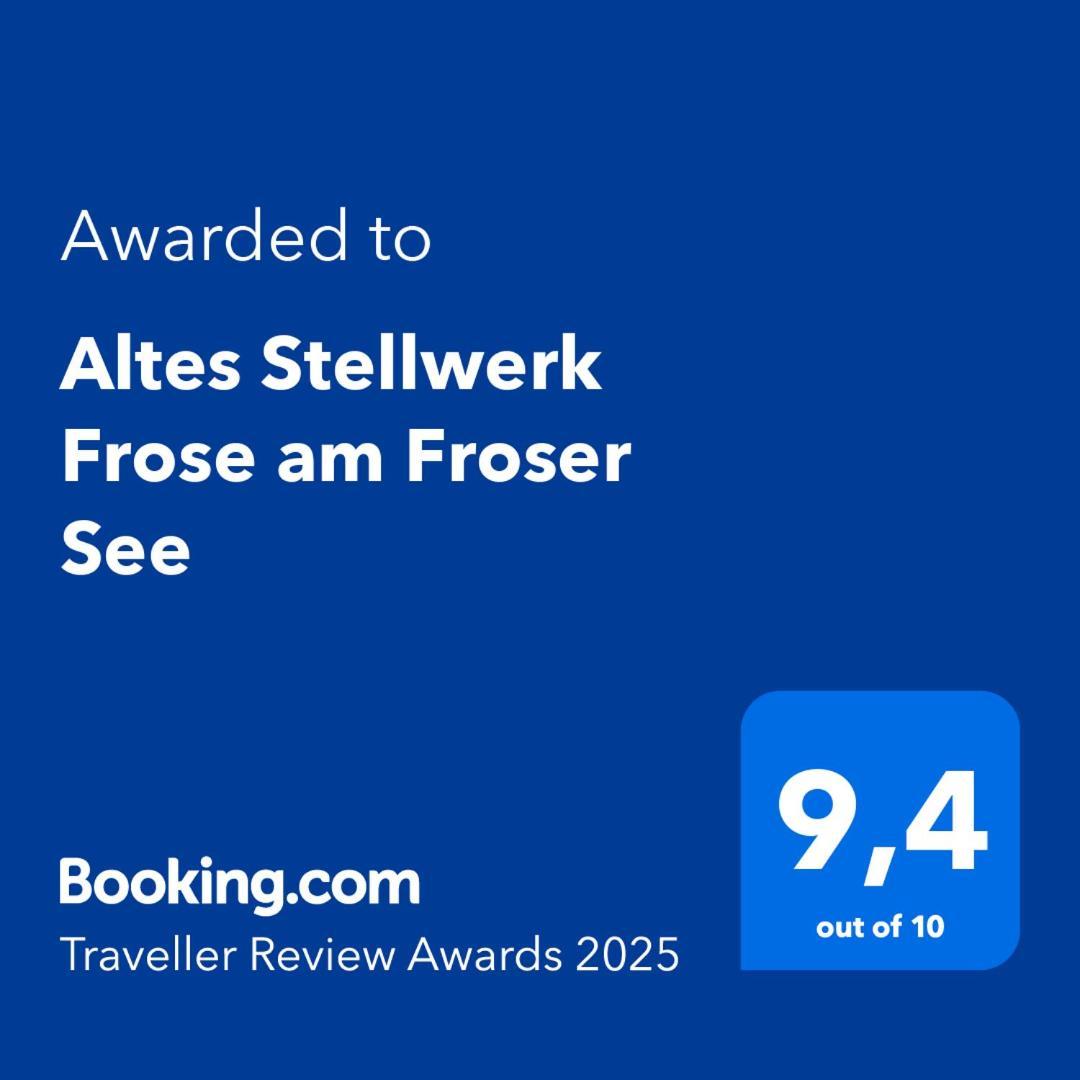 "Altes Stellwerk Frose" Am Froser See ภายนอก รูปภาพ