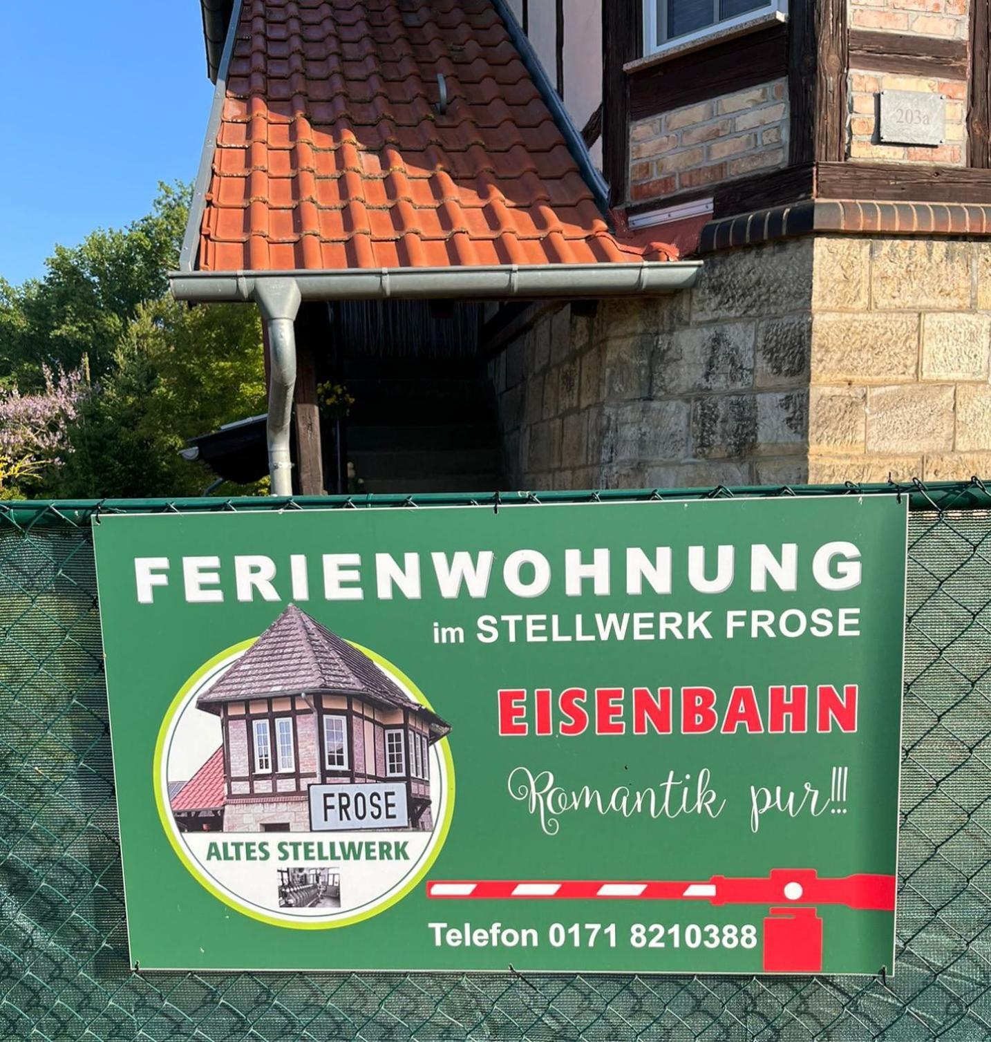 "Altes Stellwerk Frose" Am Froser See ภายนอก รูปภาพ